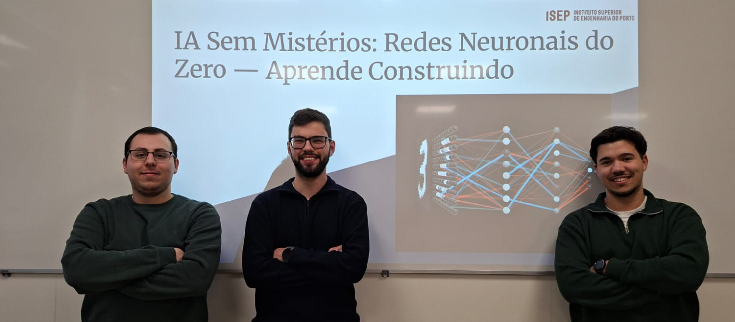 Estudantes do ISEP dinamizam workshops dedicados à Inteligência Artificial