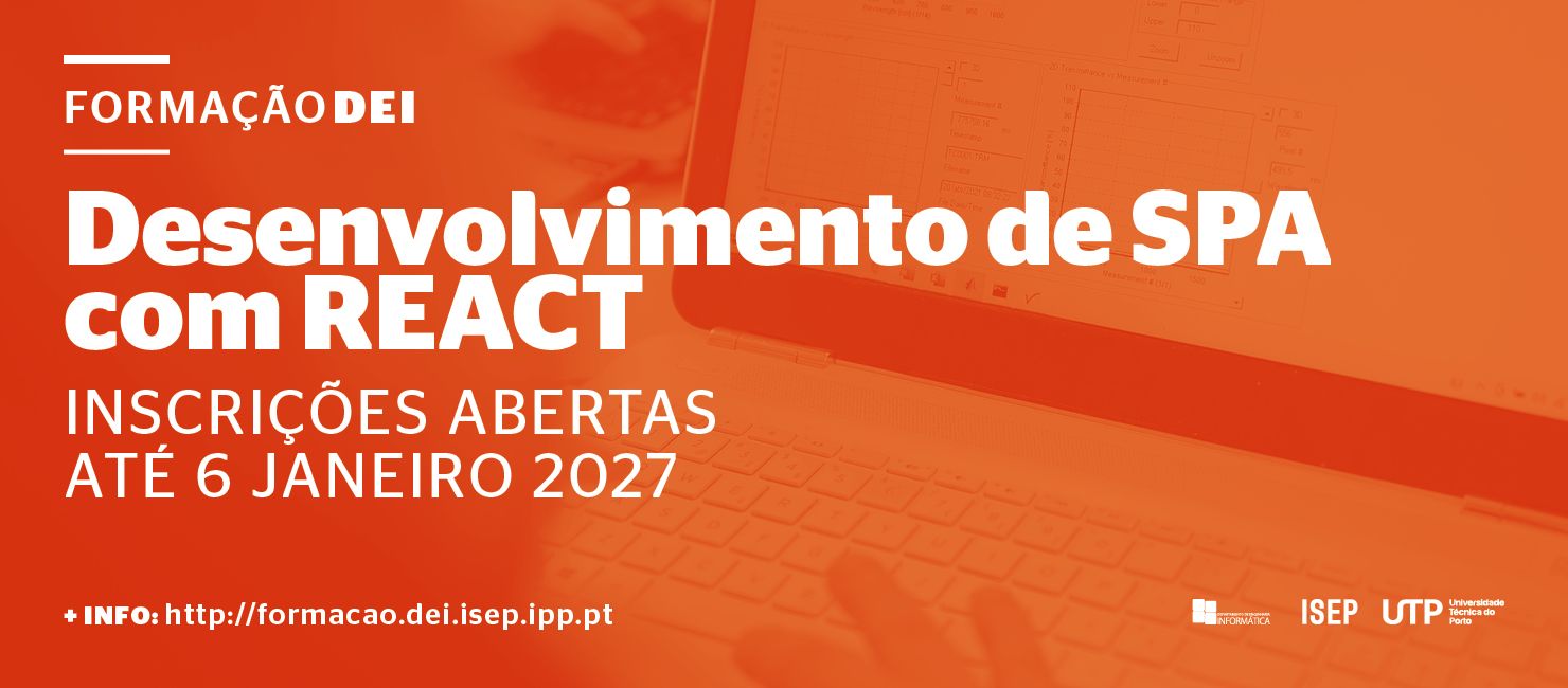 DEI promove Curso de Desenvolvimento de SPA com React