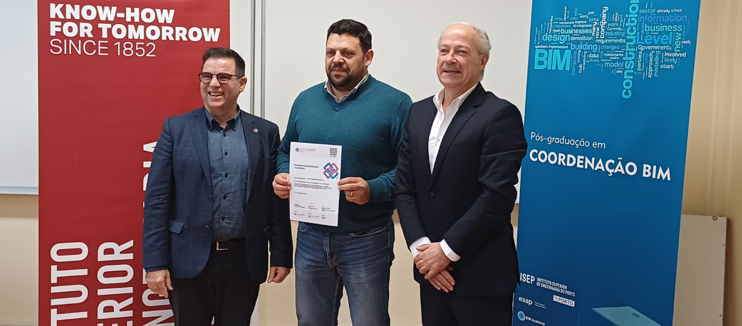 ISEP acolhe exame de certificação profissional Foundation da buildingSMART