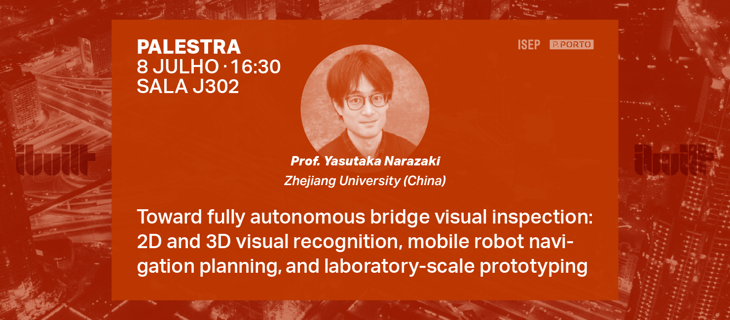 Palestra sobre inspeção visual de pontes com robôs autónomos